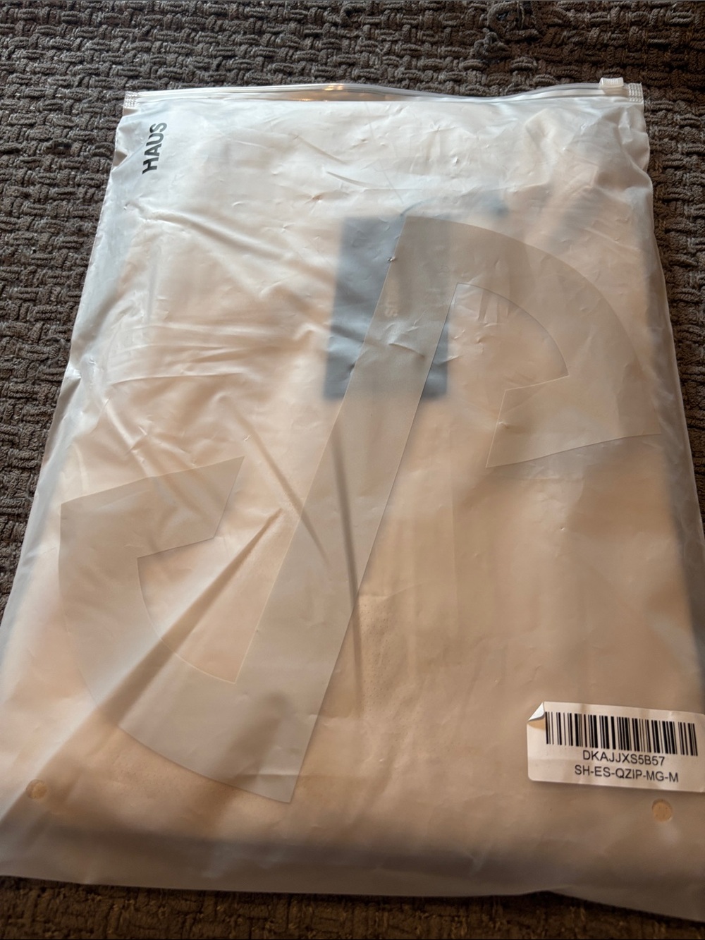 Men’s Performance Quarter-Zip Rash Guard — Cream - Picture 4 of 6